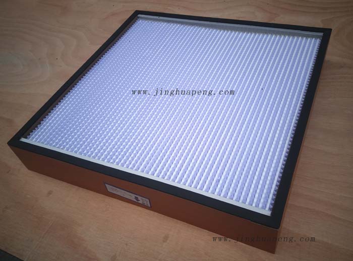 木框高效過濾器圖片濾芯采用超細玻璃纖維制作