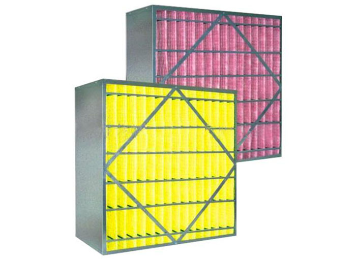 中效鳥籠式過濾器顏色為黃色和粉色