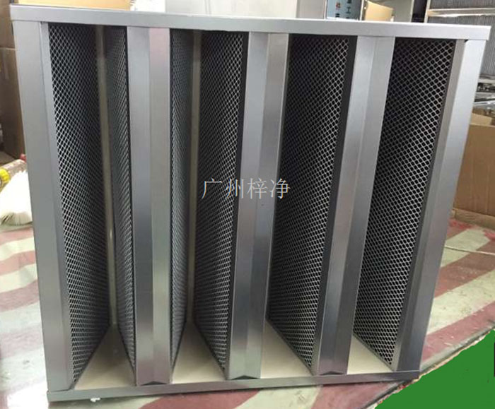 組合式活性炭過濾器外框選擇：塑框，鍍鋅框、不銹鋼框等。